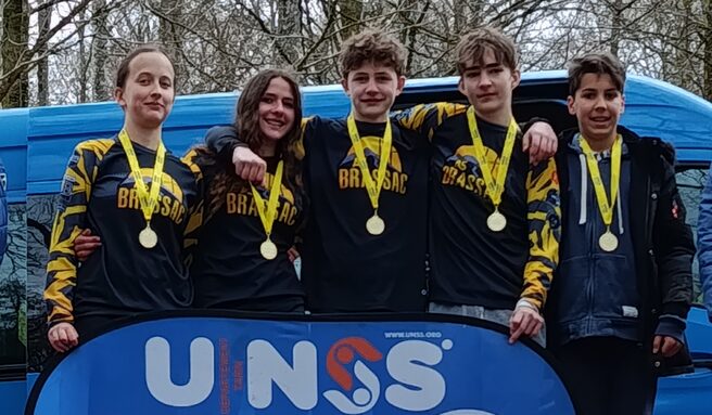 Après 4h30 d'efforts,30km d'épreuves et 900mD+,  nos élèves finissent victorieux